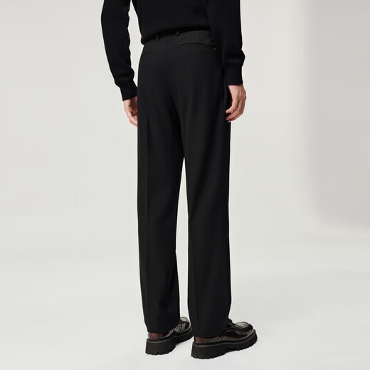 Jiumuwang men's trousers, anti-static, not easy to fade, worry-free trousers, 25 autumn and winter four-way elastic straight suit trousers for men