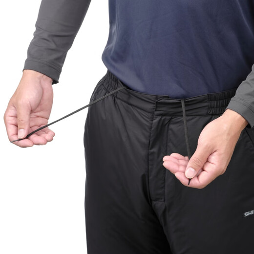 SHIMANO 25 models WJ-055Y fishing jacket/WP-066Y fishing pants thermal pants black-L size (fishing pants made in Vietnam)