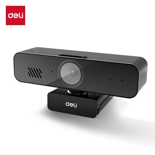 Deli Computerkamera mit Mikrofonlautsprecher 1080P HD Notebook Desktop USB externe Kamera Videoanruf Büro Online-Kurs Live-Konferenz MM101S
