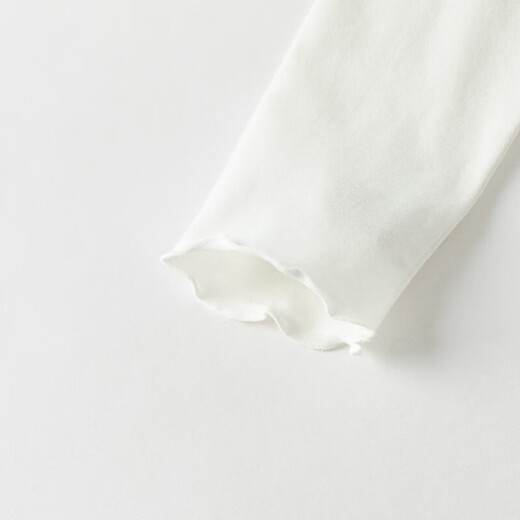 DAVE&BELLA children's long-sleeved T-shirt 2025 autumn and winter new style girls half turtleneck top antibacterial and anti-mite bottoming shirt for baby girls