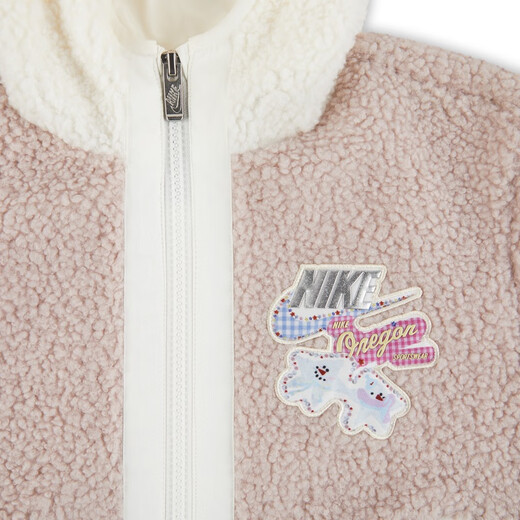 Nike (NIKE) toddler knitted sherpa jacket winter boys soft stacked embroidered jacket NIKE IQ9994