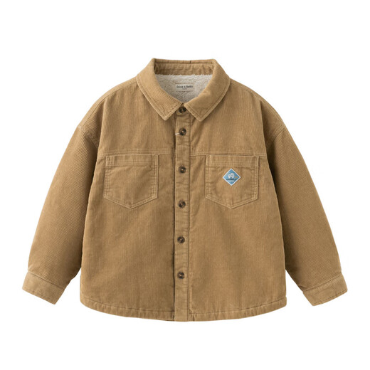 David Bella boys' velvet shirt children's corduroy shirt autumn and winter large children's style top