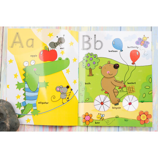 托马斯&朋友	（THOMAS&FRIENDS）幼儿园控笔训练入门练字帖儿童英文字母数字描红本练习4岁3宝宝 随机配-男孩主题_10册