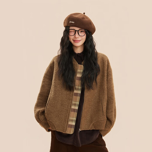 MMOPTOP literary retro beret autumn twill letter embroidery painter's hat women's big head circumference showing face small octagonal hat