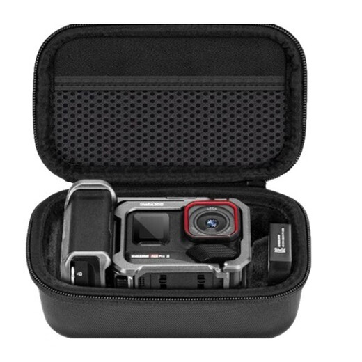 UECYXOP Shadow Stone Insta360 Ace Pro2 Storage Bag Sports Camera Mini Storage Bag Street Photography Suit Storage Box 360Ace/GoPro Universal Portable Standalone Bag Accessories Stone 360 Ace Pro2 Street Photography Suit Storage Bag