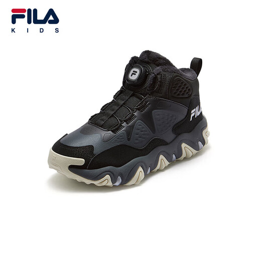 FILA Children's Shoes Cotton Boots 2025 Winter Men's and Women's Sports Warm Cotton Shoes for Middle and Large Children