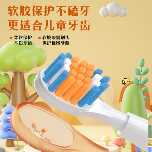 Dr. A adapts usmile smile plus children's electric toothbrush head A10/Q10/Q20/Q3/Q3S/Q1/Q4 universal to care for children's teeth MINI full-effect cleaning 6-pack