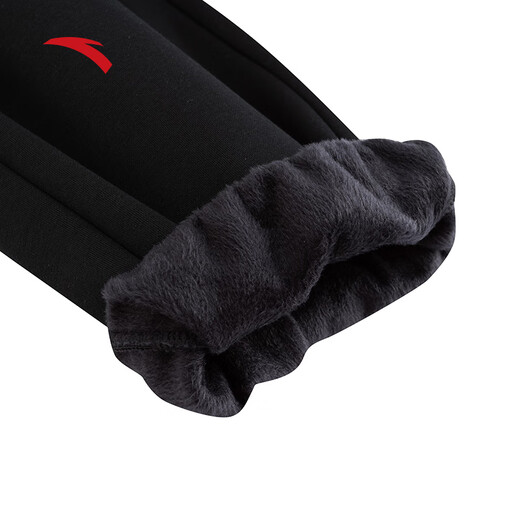 ANTA Good things happen | Velvet casual sweatpants for men and women, spring loose-fitting knitted sports long pants