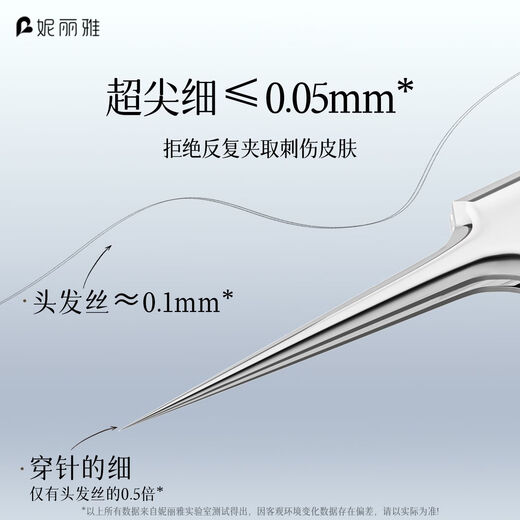 Nilia Superfine Glue No. 5 Cell Clip Blackhead Clip Tweezers Beauty Salon Special Closed Pimple Scratching Needle Tool Sharp Mouth Cell Clip 1 Piece Free Gift