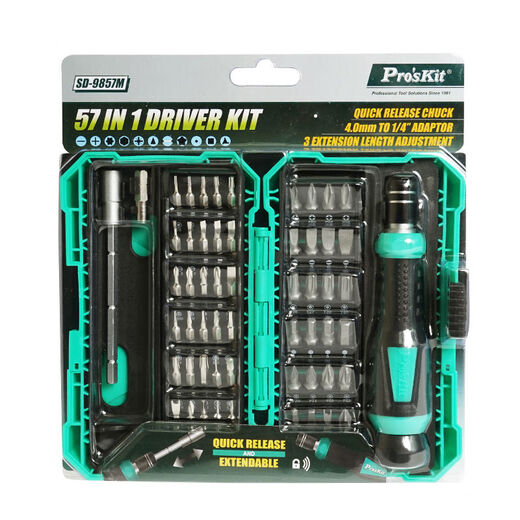 Baogong (Pro'skit) Baogong Proskit One Formado Cross Destornillador Conjunto Tornillo Tornillo Tornillo Controlador SD9857M9802 SD-9802