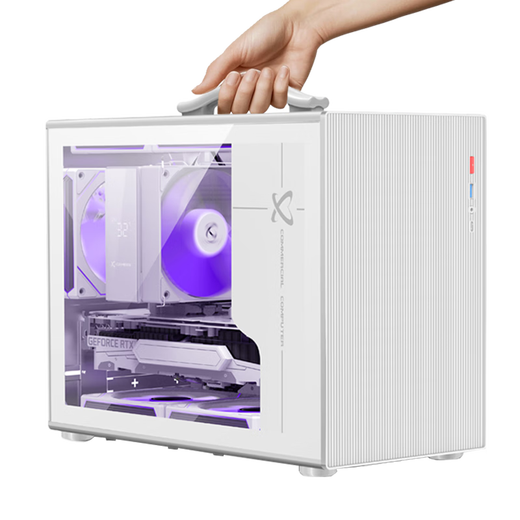 ASUS (ASUS) 5060 host RTX 5050 graphics card complete machine 14600KF assembled computer mini portable mini small chassis AI e-sports game desktop DIY complete machine itx host high frame tile 12490F + ASUS RTX 5060