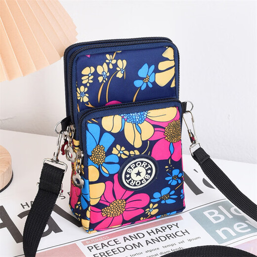 New multi-purpose large-capacity shopping bag, sports arm bag, mobile phone bag, shoulder crossbody bag, mobile phone bag, wrist bag for women, black