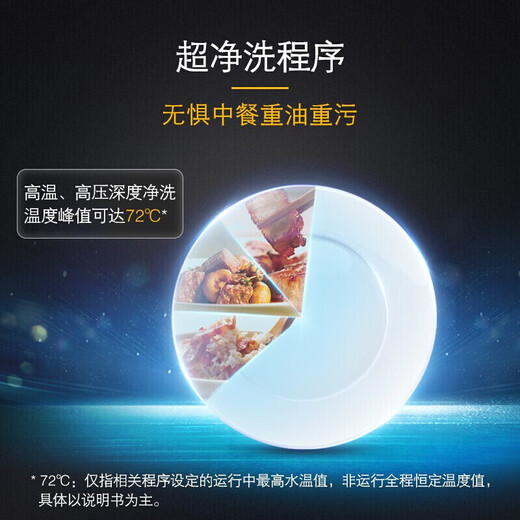 SIEMENS 775mm new height 12 sets of large capacity built-in dishwasher glass panel double drying high temperature sterilization sleeve SJ436B00QC 12 sets of large capacity