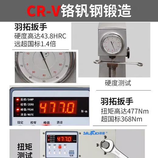 林下春雪羽拓扳手工具套装开口梅花两用扳手组合小呆板子机修汽修家用 15909 羽拓 梅花扳手9件套