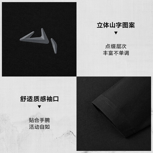 Heilan House (HLA) long-sleeved T-shirt men's autumn 25 new mountain not high series show same style bottoming shirt men HNTAW3J014A green gray 25 L 175/92A recommended 137~150Jin Jin equals 0.5 kg