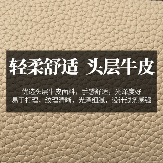 朱尔（ZOOLER）包包女包轻奢品牌2025新款高端时尚女士包包头层牛皮斜挎包女士包 【大象灰】轻奢大气百搭