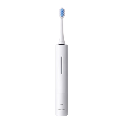 Panasonic Electric Toothbrush Milk Foam Brush Removes Stains and Protects Gums Double Effect Dentist Recommends Sliding Screen Unlock Control Battery Long Life Holiday Gifts Birthday Gifts for Boyfriends and Girlfriends DC20 White