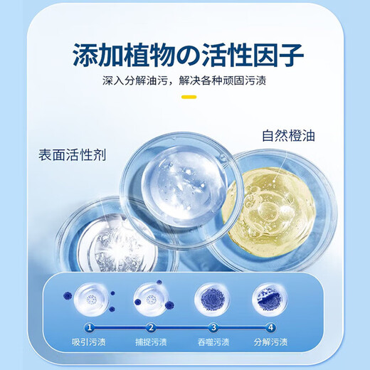 Juqi carefully selected clothing penetrating agent 500ml*3 bottles, a powerful tool to remove stubborn stains on clothes, collars and oil stains.