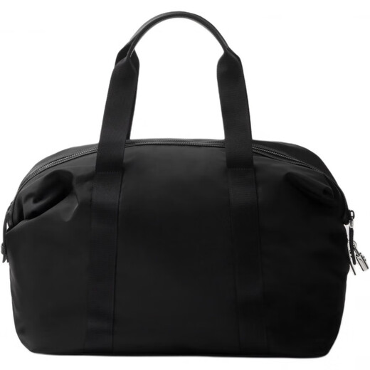 PRADA Enamel Metal Triangle Logo Nylon Travel Bag Men's Black Basic Pack (Bag + Dust Bag)