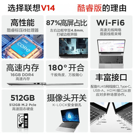 Lenovo laptop 2025 new product Ryzen i5R7 16/14 high performance business office live broadcast editing student online class design all-round thin and light laptop strong core 14 inches i5-13420H 16G memory 1TB large solid state upgrade fast running