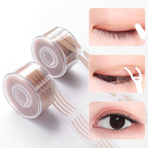 Double eyelid tape, wide type, beautiful eye tape, natural invisible tool, lace mesh roll, narrow, portable, easy to carry, wide type, 1 roll
