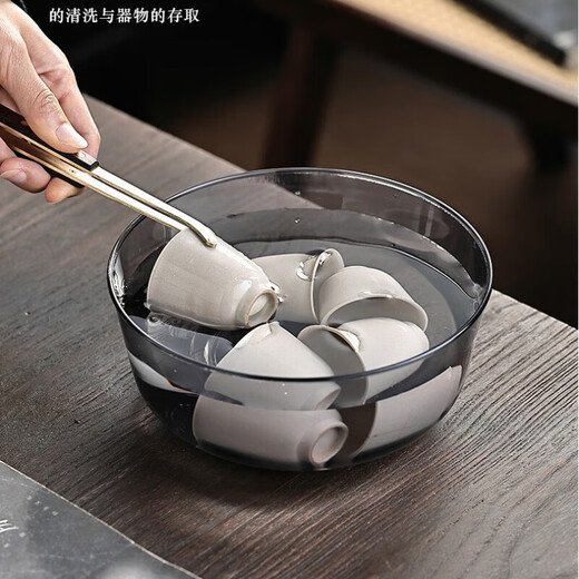 Tea washer pen, tea bowl water, Meng cup utensils, ceramic Kung Fu tea set, tea ceremony accessories, gum bowl, high temperature resistant, high temperature resistant, 1000ml tea washer