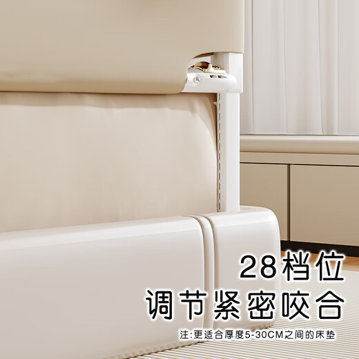 Baozhixuan bed fence bed fence safety guardrail bed baby anti-fall guardrail bedside punch-free single-sided fence punch-free large U base 2m single-sided installation