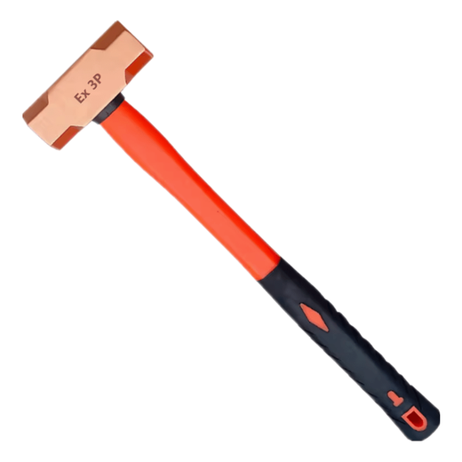 Oein copper hammer pure copper octagonal hammer copper hammer non-sparking non-magnetic all-copper hammer explosion-proof all-copper red copper hammer copper octagonal hammer 1.5 pounds/0.68kg