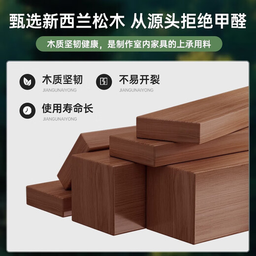 Solid wood bookshelf household low cabinet floor-standing storage rack combination simple bookcase storage grid cabinet storage cabinet eight grid heightening 120 all solid wood mortise and tenon splicing