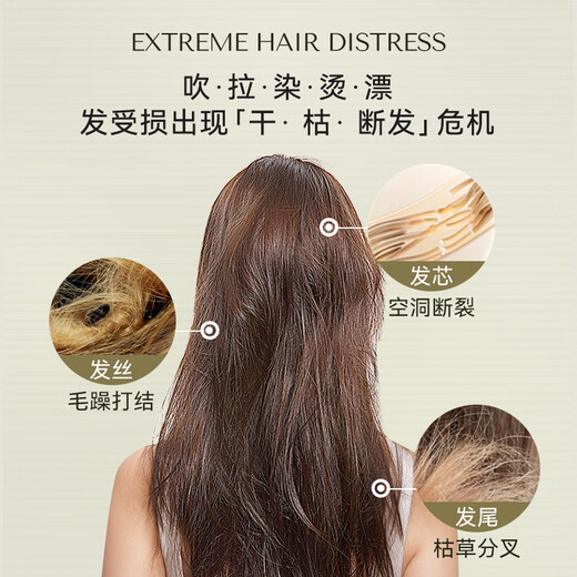 Moxiang Ying'er's same style hair mask, matsutake keratin, anti-breakage, repair, smooth and shiny, improve frizz, damage, perm and dye