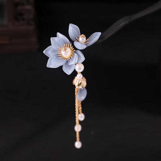Hairpins, ancient style hair accessories, coiled hair, wooden hairpins, tassels, rocking hairpins, pendants, Hanfu headwear, cheongsam accessories