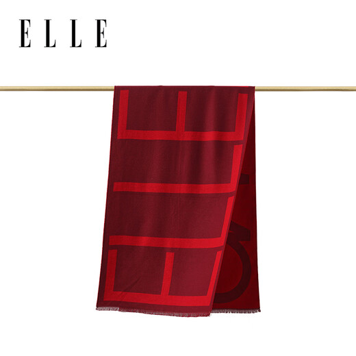 Elle [подарочная коробка] Шаль для женского офиса теплый и модный универсальный шарф и шарф Новые зимние подарки День учителя