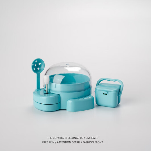 Banbeizhi children's fishing toys electric rotating mini portable travel fishing machine claw machine fishing bag early education toy fish fishing machine green