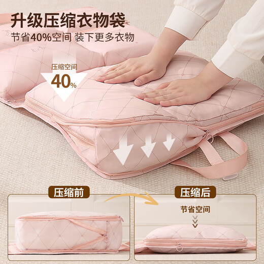 Baicaoyuan travel storage bag suitcase storage organizer clothing underwear essentials for business trips seven-in-one compressed powder