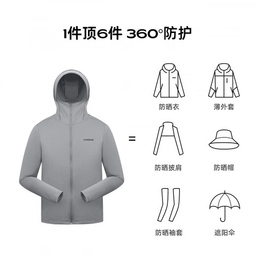DEATKN German Ice Silk Fishing Suit Mosquito-Repellent, Light Sunscreen, Breathable and Cool Men's Fishing Suit Full Set of Customized Sun Protection Suit 2026 Gray Top + Black Pants XL _180 Recommended Weight 140-160 Jin Jin is equal to 0.5 kg