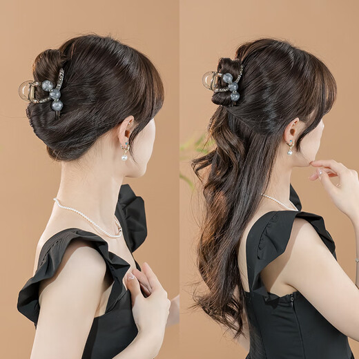 Chimera (CHIMERA) low-volume updo hair, high-end hair catcher, half-tied hair catcher, shark clip hair accessory, girl's birthday gift