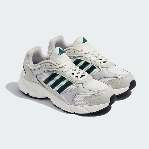 
Adidas casual shoes men's shoes 2025 autumn new sports shoes Crazychaos dad shoes shock-absorbing running shoes FX9105 JS4839 bright white/forest green 40