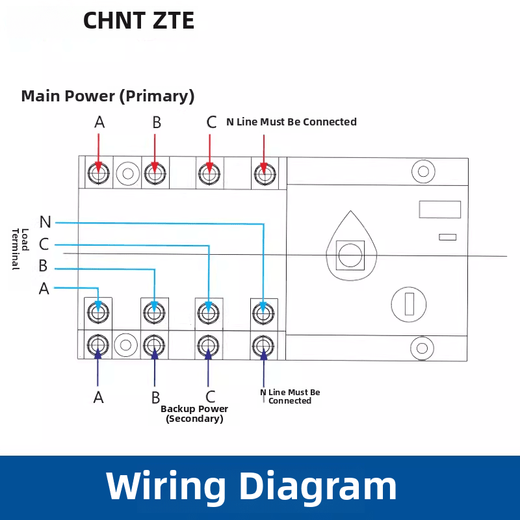 Chint dual power automatic transfer switch NH42-63A 80A100A125 A160A250A/4SZ NH42-_4SZ 630A_4p