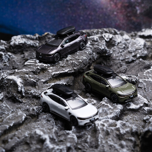 JiKr 007GT static car model car model real car restoration alloy material 1 64 glacier silver*1