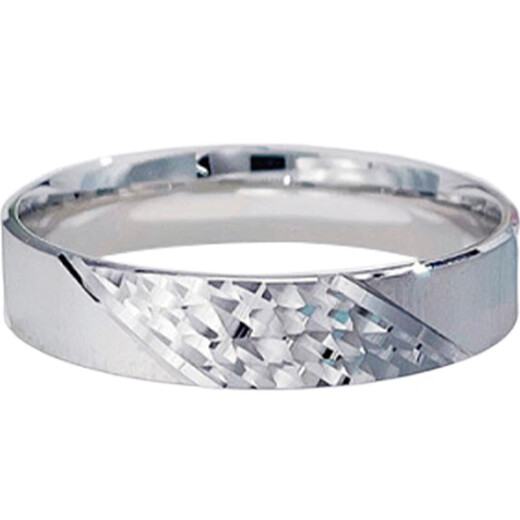 Laofu gold platinum ring imitation diamond geometric rhombus ring as a gift for your girlfriend as a gift, about 5.78g