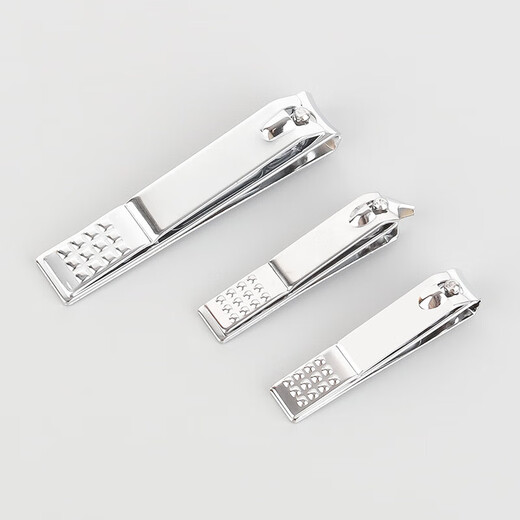 Checkered nail clipper manicure tool single nail clipper high carbon steel flat bevel nail clipper household small bevel clipper 1 piece nail clipper