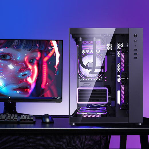 Colorful 24-issue interest-free host AMD Ryzen R7 9800x3d with 5090D 5080 5070TI graphics card Thousand frames of e-sports Game live broadcast AI design assembly computer with three R7 9800X3D丨RTX 5070 official new guarantee