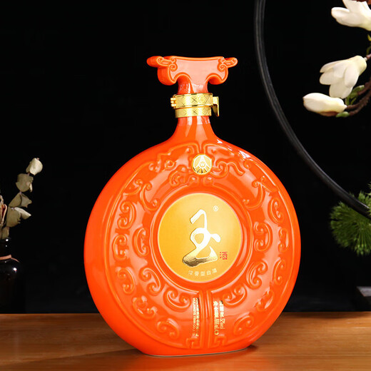 Wuliang Luzhou Wuliangye General Factory produces Jade Liquor Liquor Luxury Flavor Wedding Banquet Collection New Year Gifts 52 Degrees 666mL 1 Bottle Perfect Gift Box