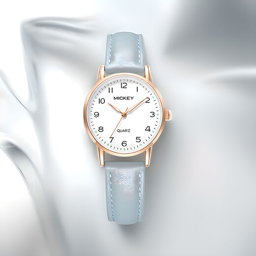 Disney (Disney) watches for women, junior high school and high school ladies, niche light luxury quartz new high-looking women's silent student electronic watch