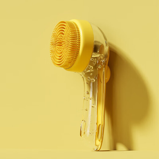 Pet and dog bathing brush, cat bathing artifact, essential dog washing supplies, a complete collection of Bichon Frize-specific bathing and combing tools, dog bathing brush-green-1 piece, no Specifications