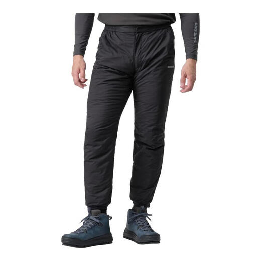 SHIMANO 25 models WJ-055Y fishing jacket/WP-066Y fishing pants thermal pants black-L size (fishing pants made in Vietnam)