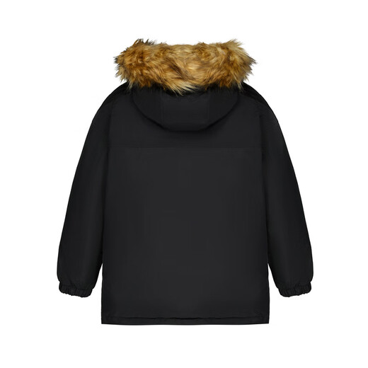 NEW BALANCE25 years men's casual, comfortable, versatile, warm sports fur collar down jacket AMJ53371 BK XL