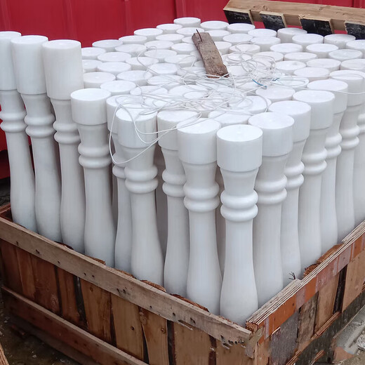 Customized stone sculpture balcony column sculpture stone white marble granite marble railing railing guardrail villa outdoor drawing deposit 2