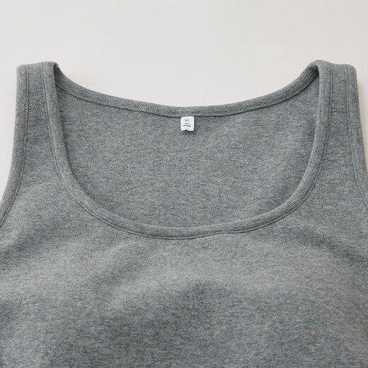 IEF/Aiyifu 2025 Autumn New American Fashion Design Comes with Breast Pad Design for Inner and Outerwear Vest Gray One Size