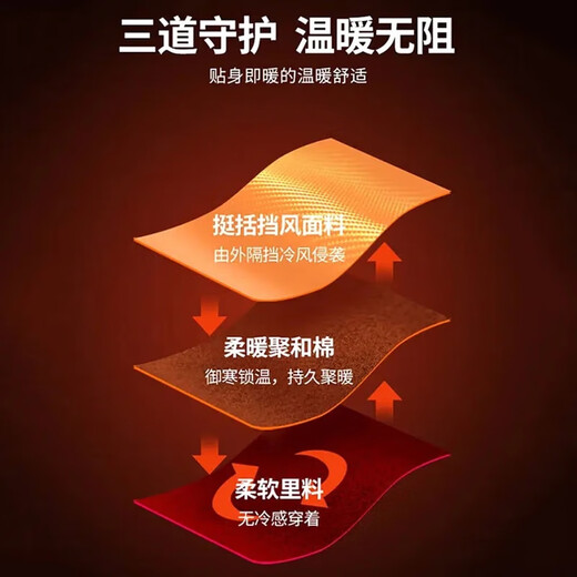 Pull-back cotton coat men's thickened cotton coat long coat winter men's shirt handsome hooded windproof warm cotton jacket